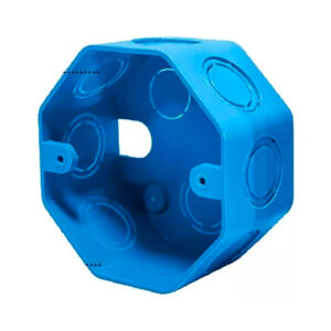CAJA DE EMBUTIR OCTOGONAL TURQUESA (50)