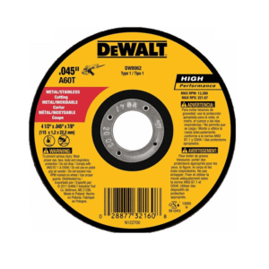 DISCO DESBASTE HP 4-1/2" X 1/4" - DEWALT