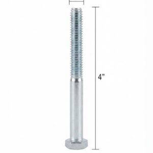 PERNO  HEXAGONAL DE ROSCA PARCIAL 3/8" X 4"