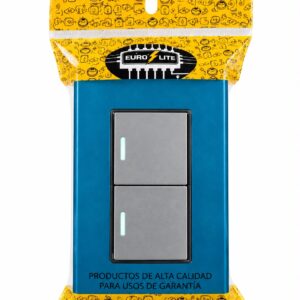 INTERRUPTOR DOBLE EURO LITE