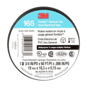 CINTA AISLANTE 3M NEGRO TEMFLEX 165